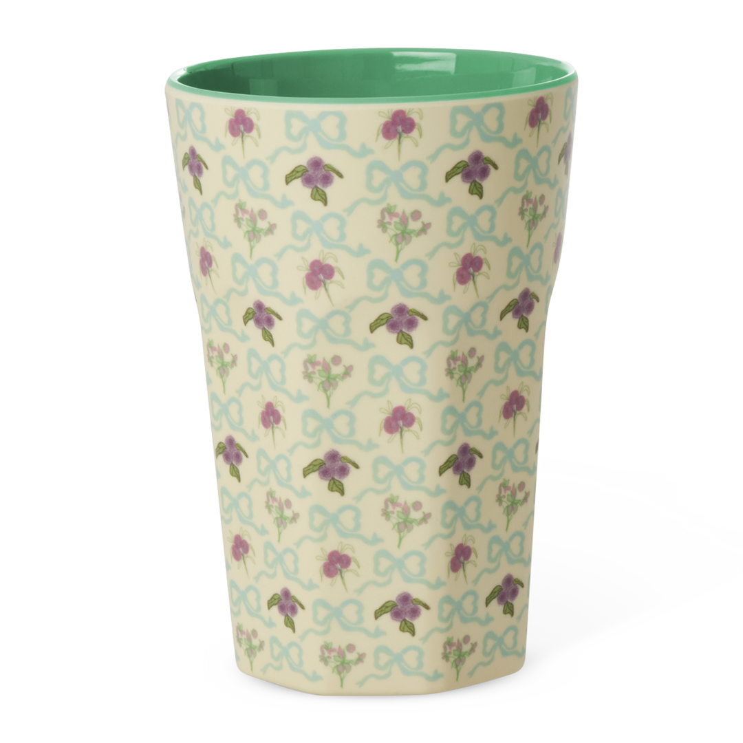 Rice.dk Bow & Bouquet Melamine Latte Cup