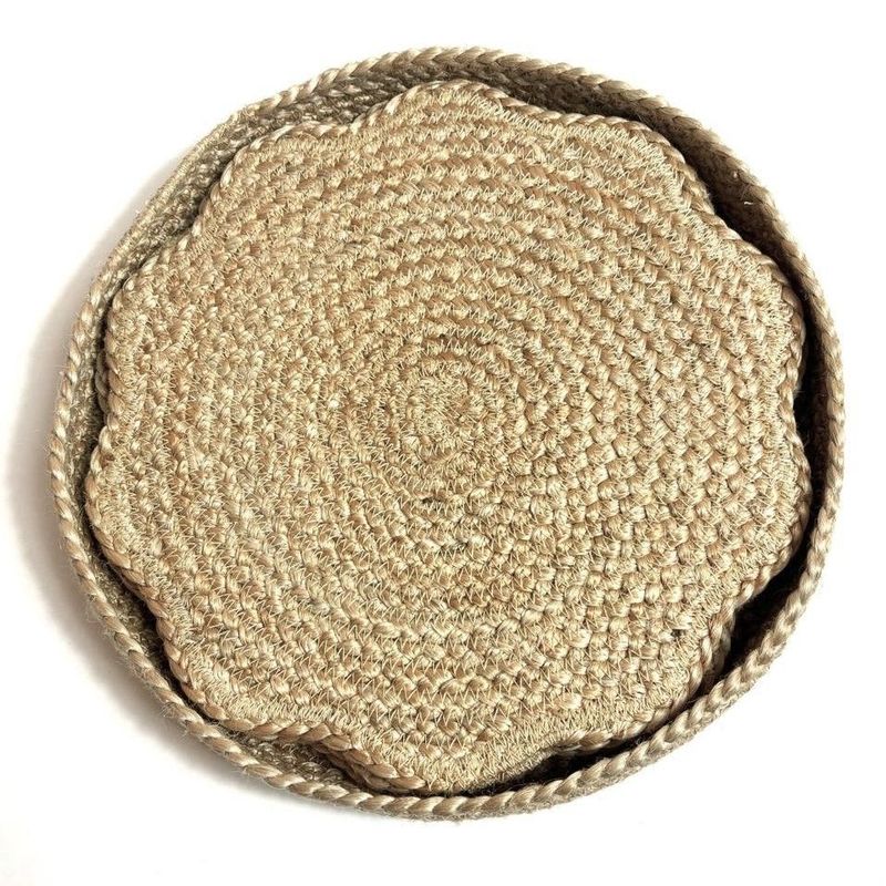 Set of 6 Tulip Natural Placemats