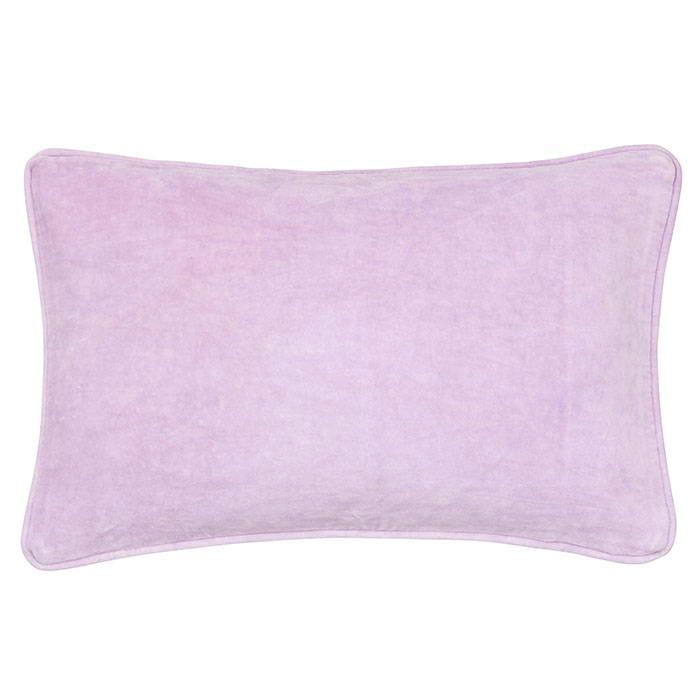 Bungalow.dk Lavender Oblong Velvet Cushion