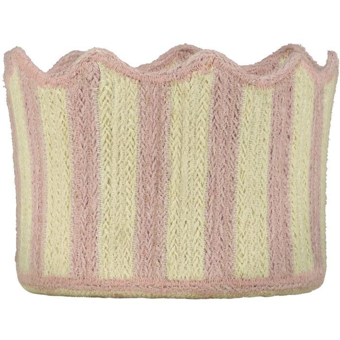The Braided Rug Co. Pink Tulip Basket