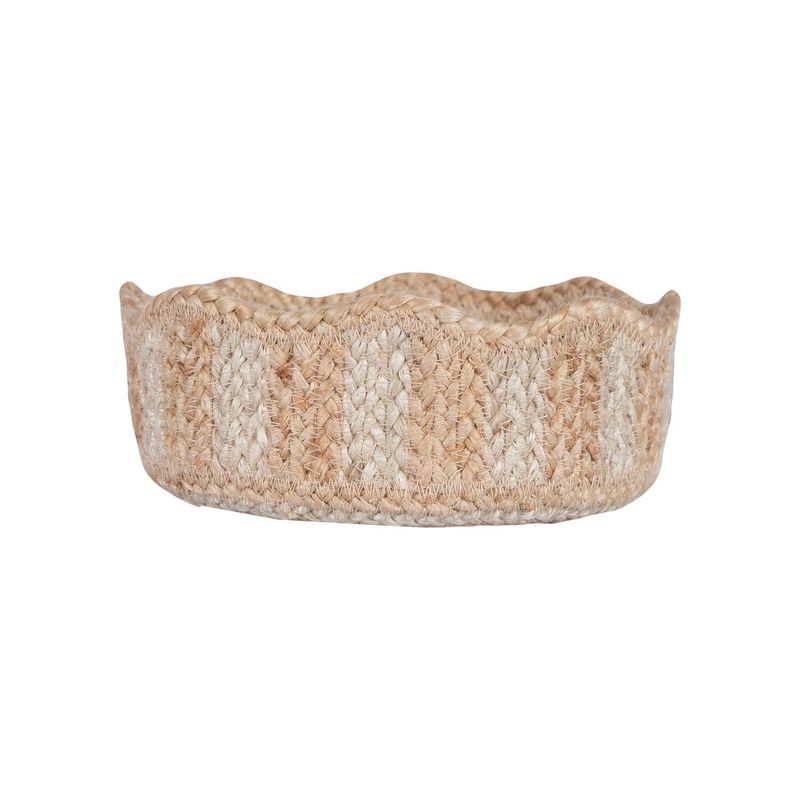The Braided Rug Co Natural Tulip Basket