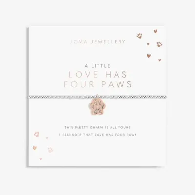 Joma Jewellery A Little Love Has 4 Paws Bracelet