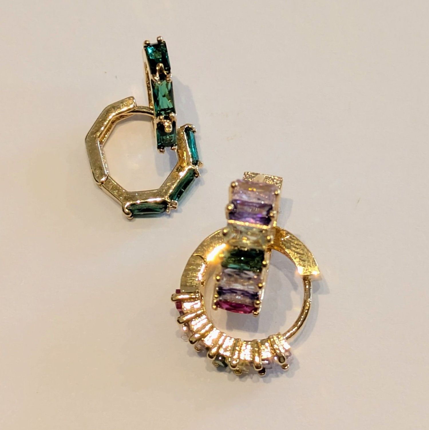 Lisa Angel Baguette Earrings