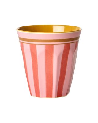 Rice.dk Orange Stripes Melamine Cup Rice.dk Orange Stripes Melamine Cup