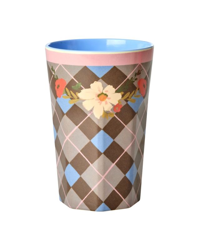 Rice.dk Melamine Tile Print Latte Cup