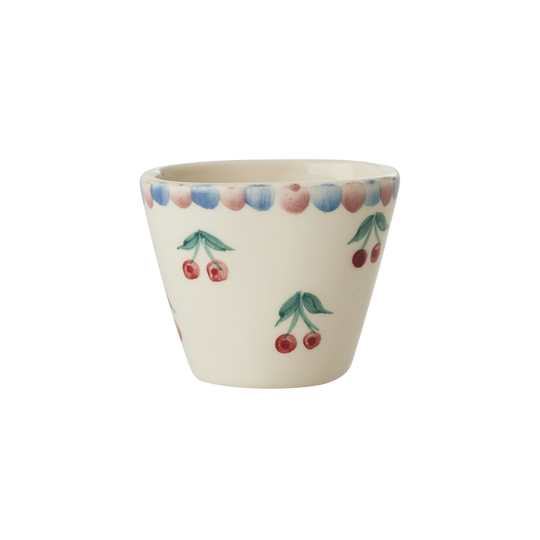 Rice.dk Hand Painted Espresso Cup with Cherries
