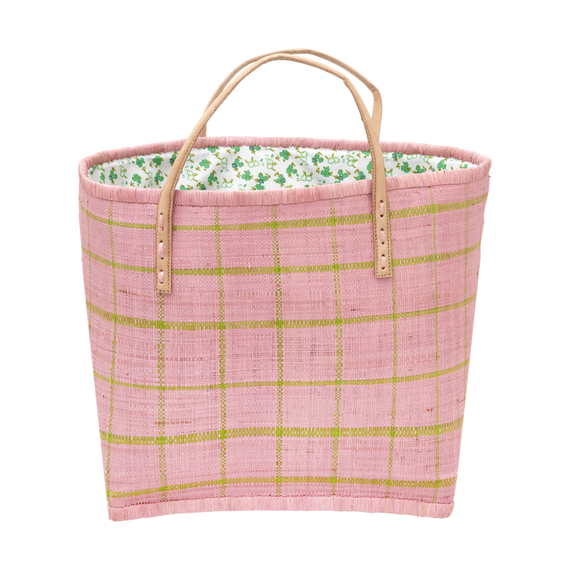 Rice.dk Rose Raffia Bag