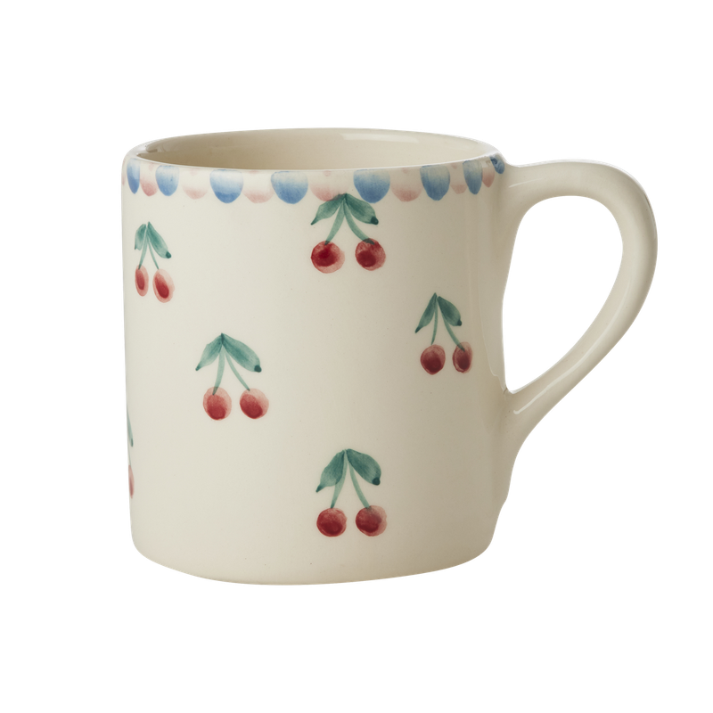Rice.dk Hand Painted Mug with Cherries