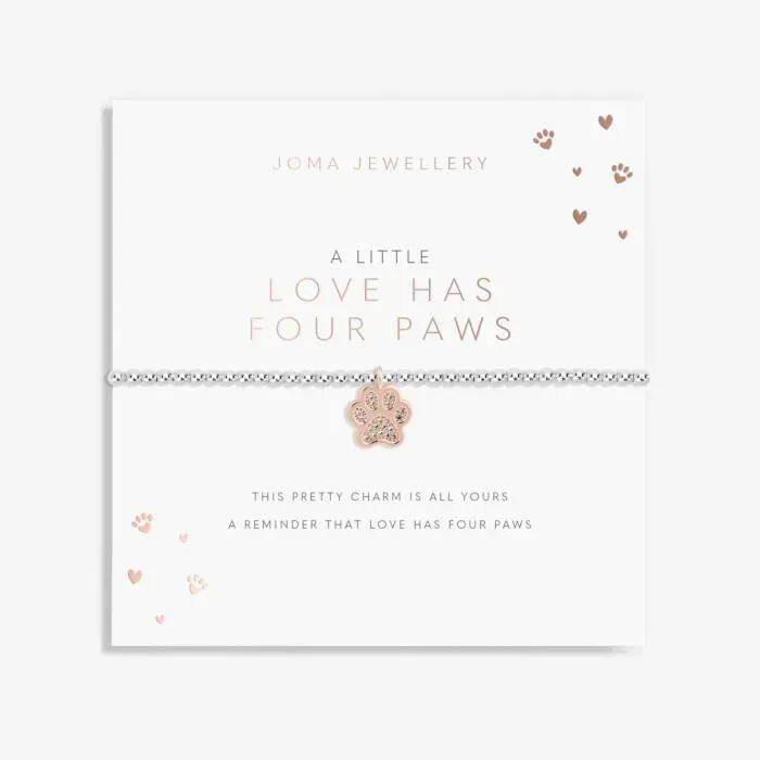 Joma Jewellery A Little Love Has 4 Paws Bracelet