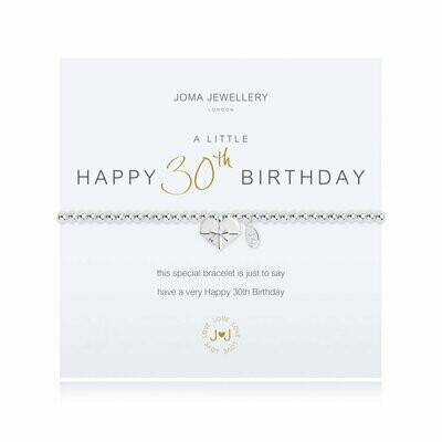 Joma Jewellery A Little Happy 30th Birthday Bracelet Joma Jewellery A Little Happy 30th Birthday Bracelet