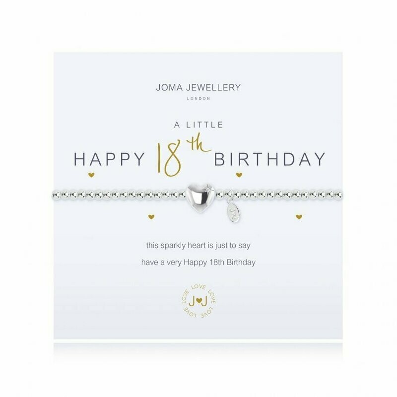 Joma Jewellery A Little Happy 18th Birthday Bracelet