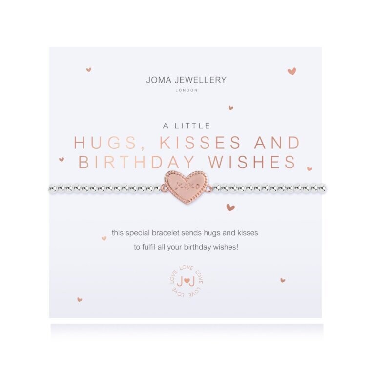 Joma Jewellery A Little Hugs, Kisses and Birthday Wishes Bracelet