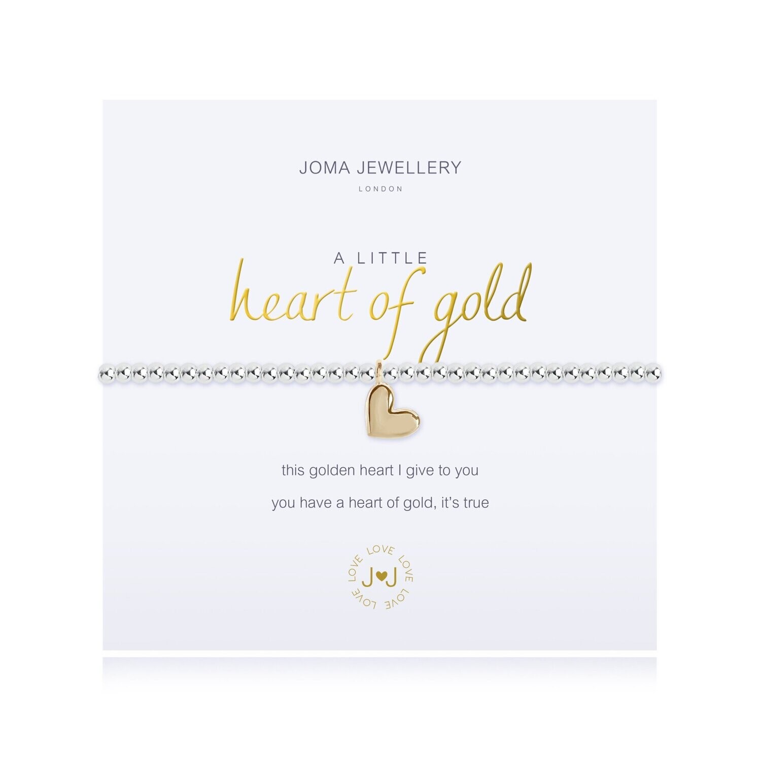 Joma Jewellery A Little Heart Of Gold Bracelet Joma Jewellery A Little Heart Of Gold Bracelet