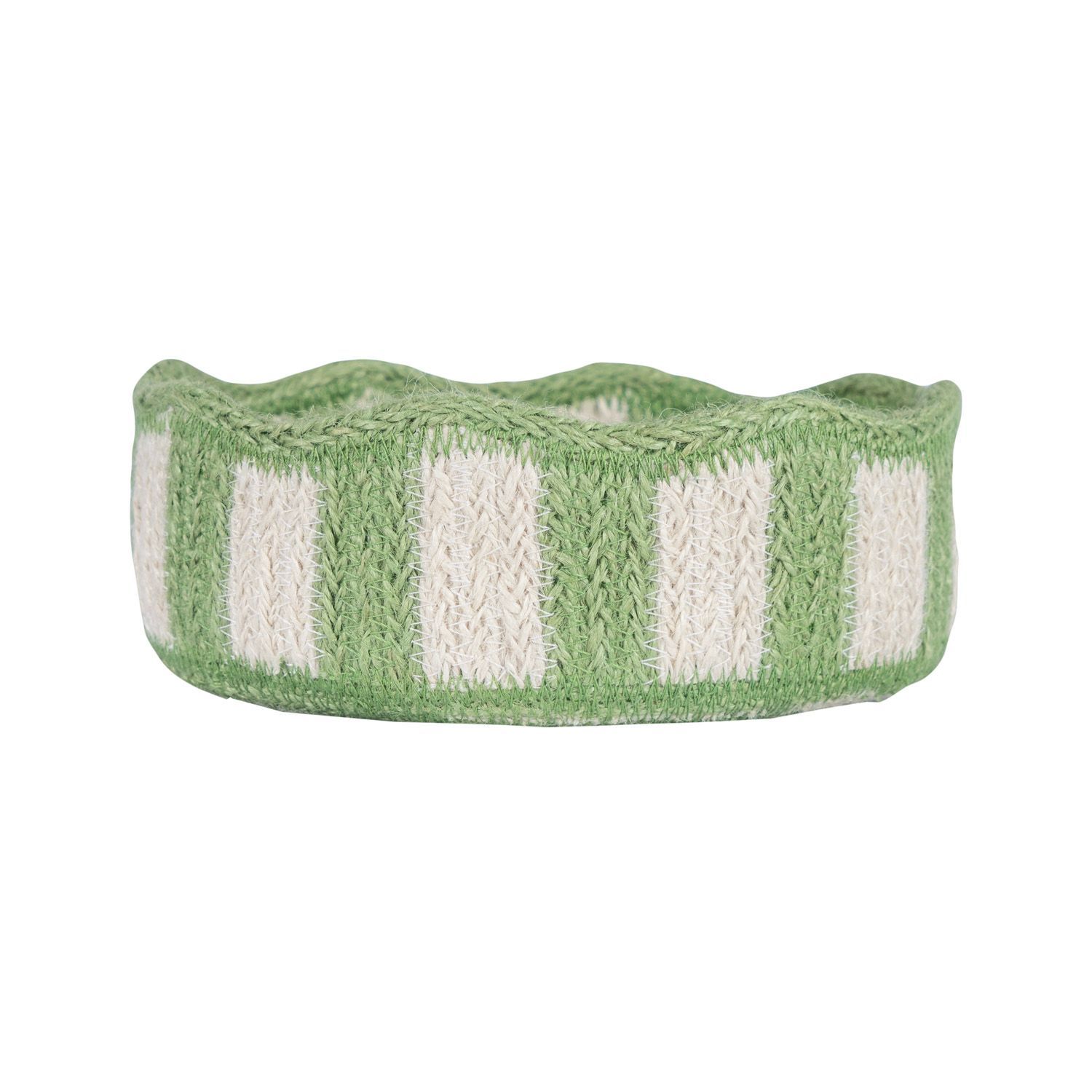 The Braided Rug Co. Green Tulip Basket The Braided Rug Co. Green Tulip Basket