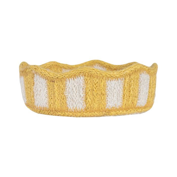 The Braided Rug Co. Yellow Tulip Basket