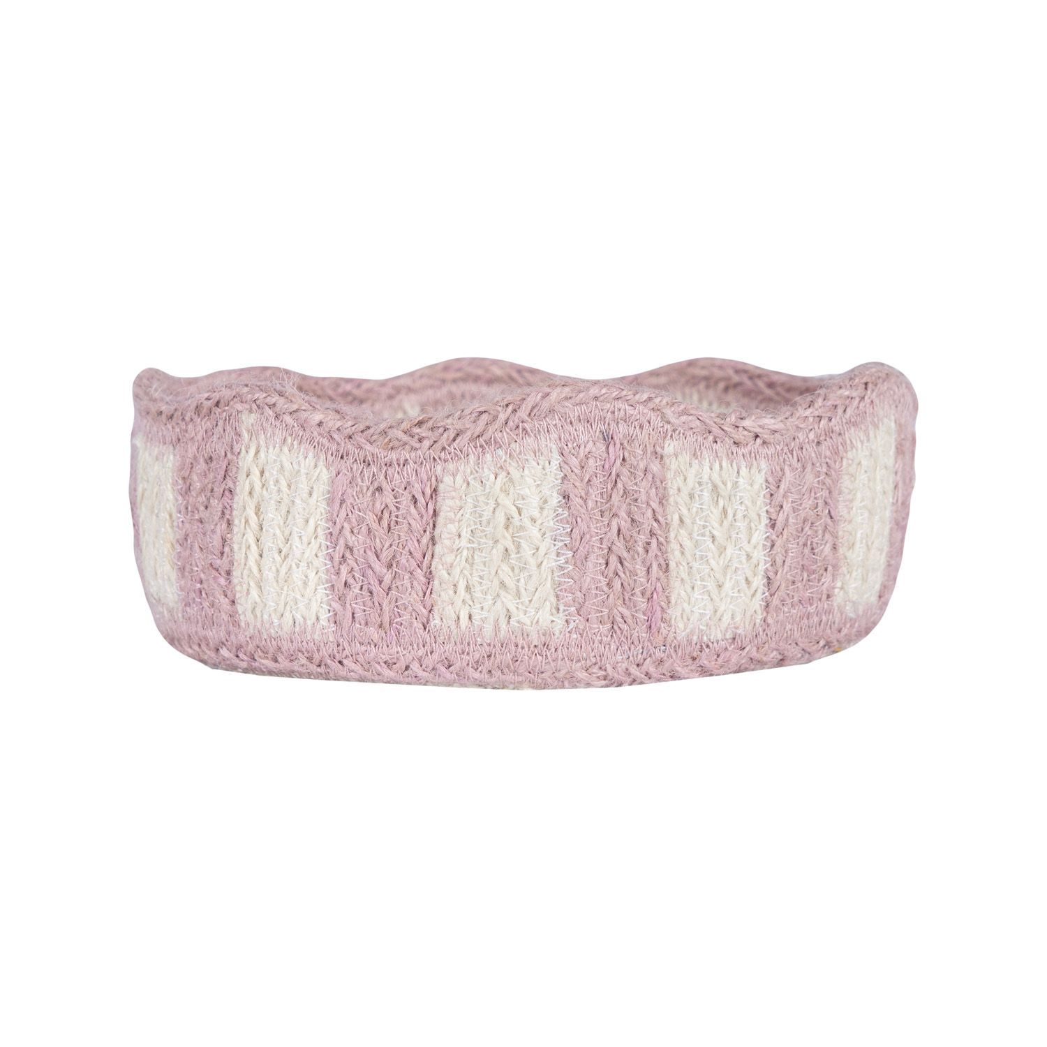 The Braided Rug Co. Pink Tulip Basket