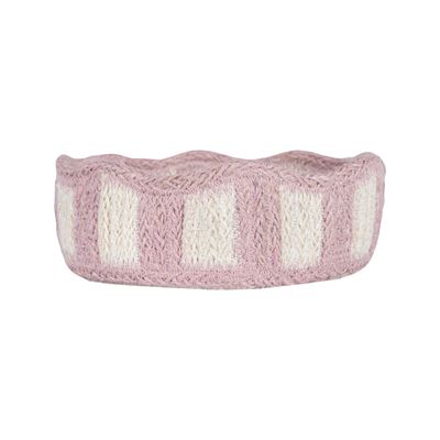 The Braided Rug Co. Pink Tulip Basket The Braided Rug Co. Pink Tulip Basket