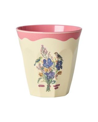 Rice.dk Natalie Lete Floral Birds Melamine Cup