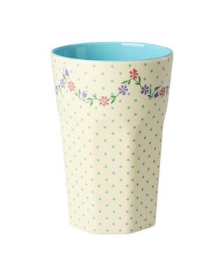 Rice.dk Dots & Flowers Melamine Latte Cup