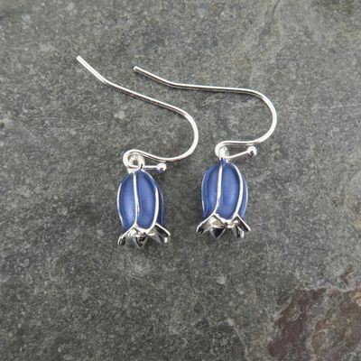 Alexander Thurlow Single Bluebell Earrings
