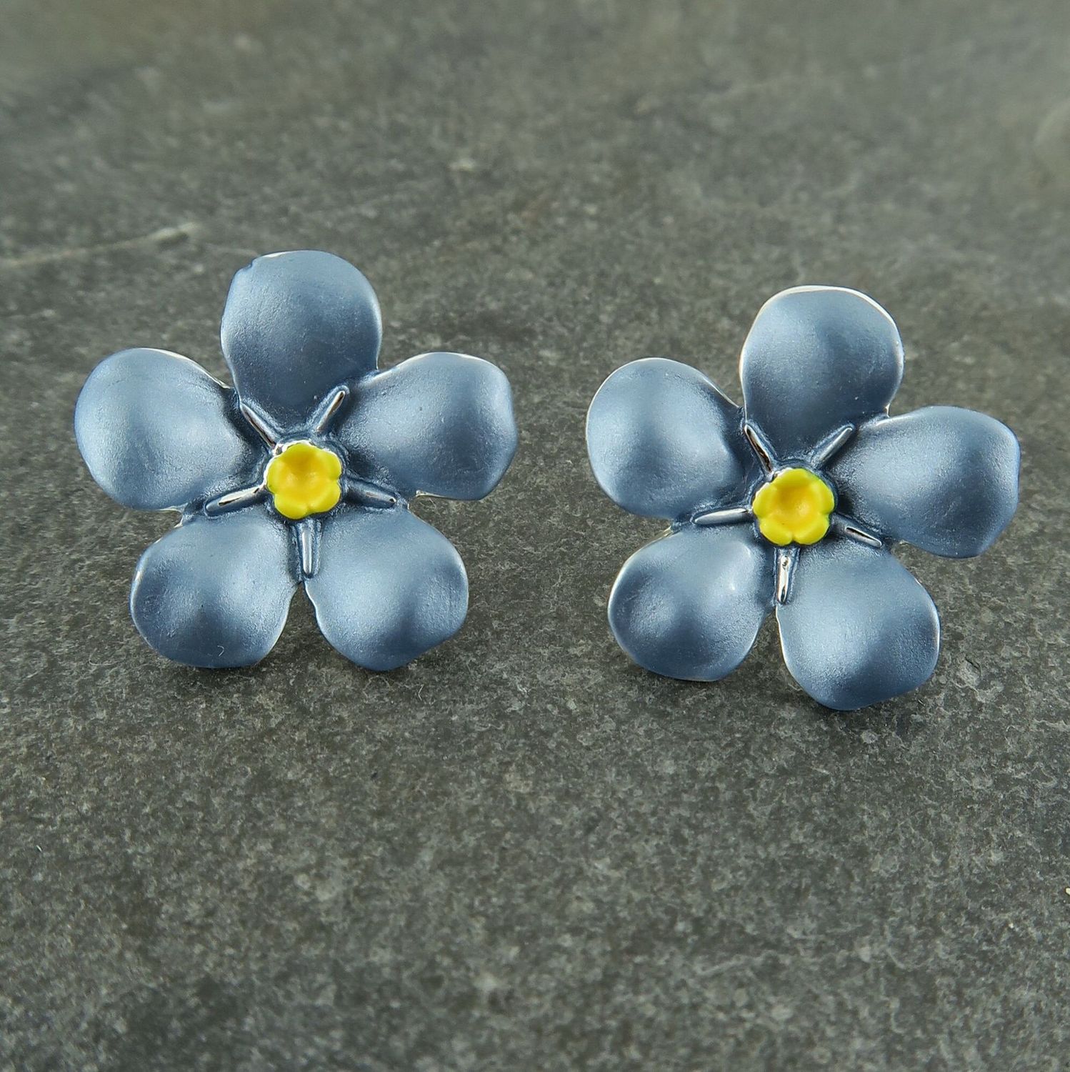Alexander Thurlow Forget Me Not Stud Earrings