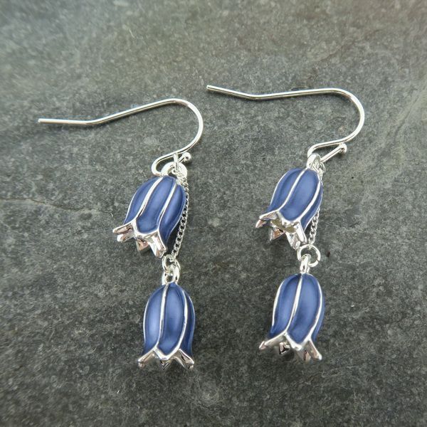 Alexander Thurlow Double Bluebell Earrings