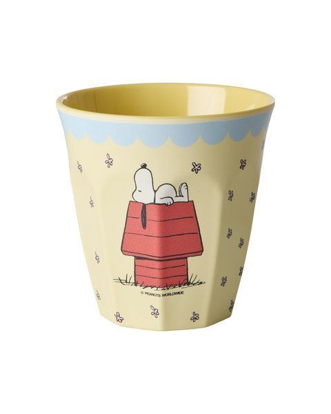Rice dk Cream Snoopy Melamine Cup