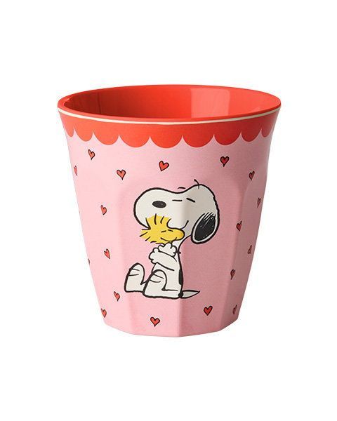 Rice.dk Pink Snoopy Melamine Cup