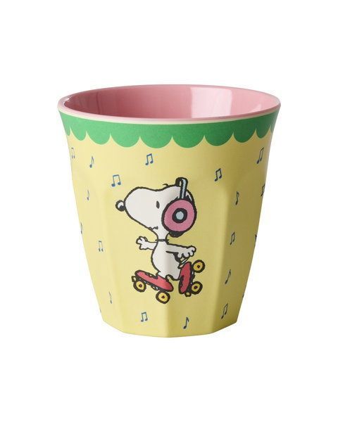 Rice.dk Yellow Snoopy Melamine Cup