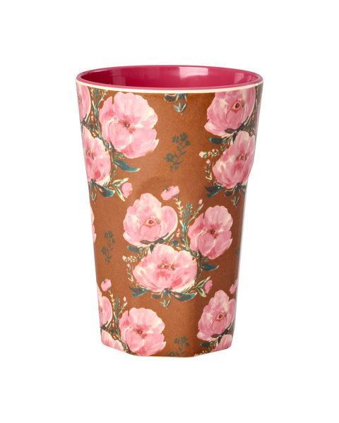 Rice.dk Fiesta Rose Melamine Latte Cup
