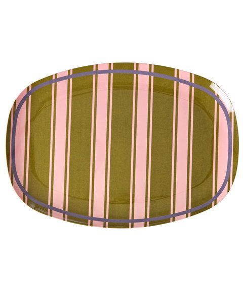 Rice.dk Stripe Delight Melamine Plate