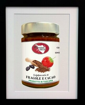Confettura Extra di Fragole e Cacao - 320g