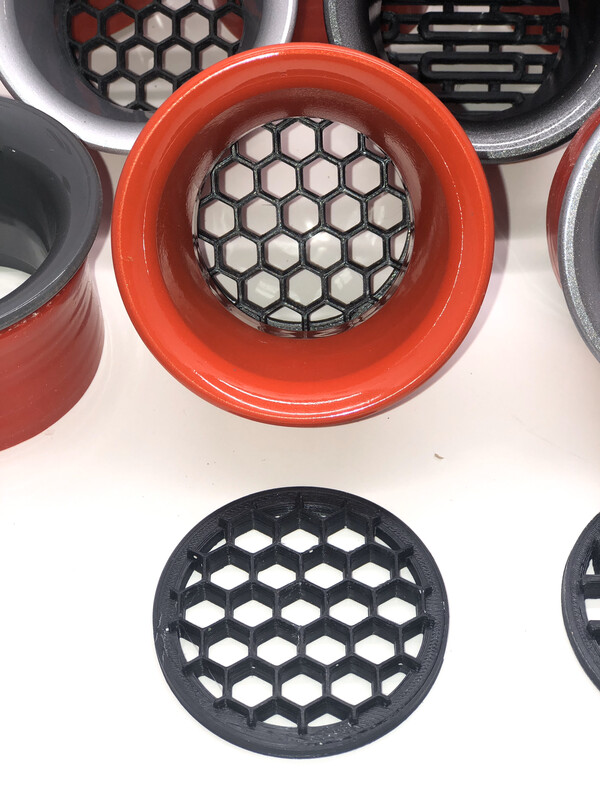 Screens for Popular Aluminum Headlight Ring Inserts  (50mm Inner Diameter)