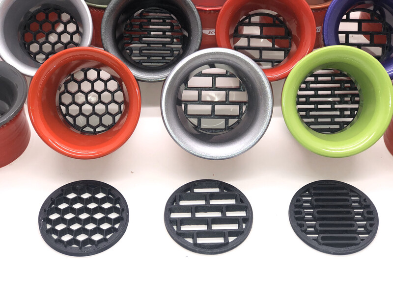 Screens for Popular Aluminum Headlight Ring Inserts  (50mm Inner Diameter)