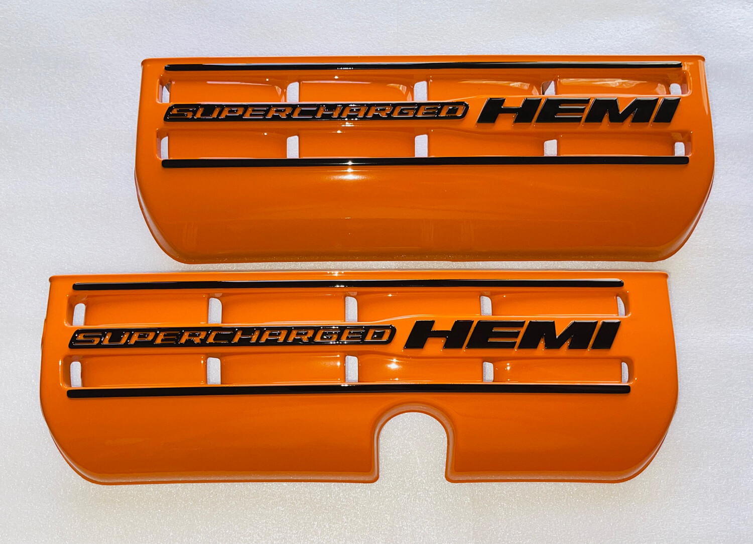 Engine Covers For 6.2L SUPERCHARGED HEMI - Painted Pair 