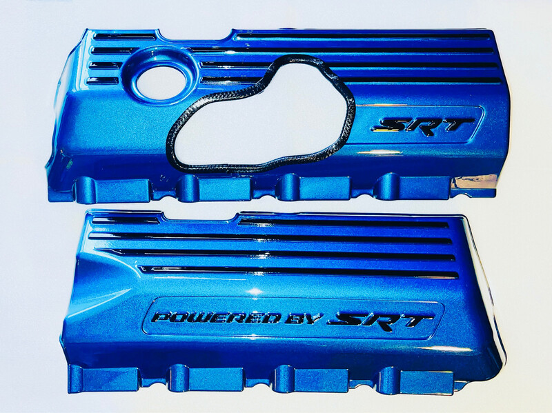 Engine Covers For SHAKERS “Powered By SRT” - Non Painted