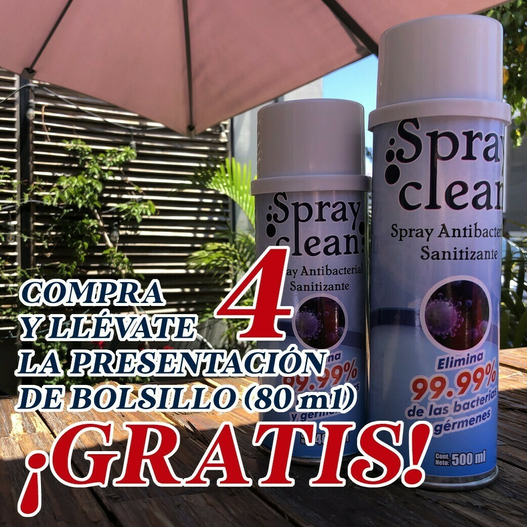SprayClean - Antibacterial Sanitizante 500ml