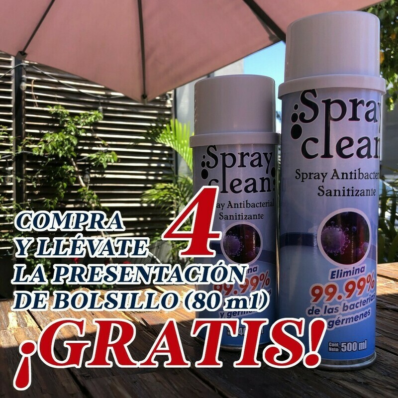 SprayClean - Antibacterial Sanitizante 500ml