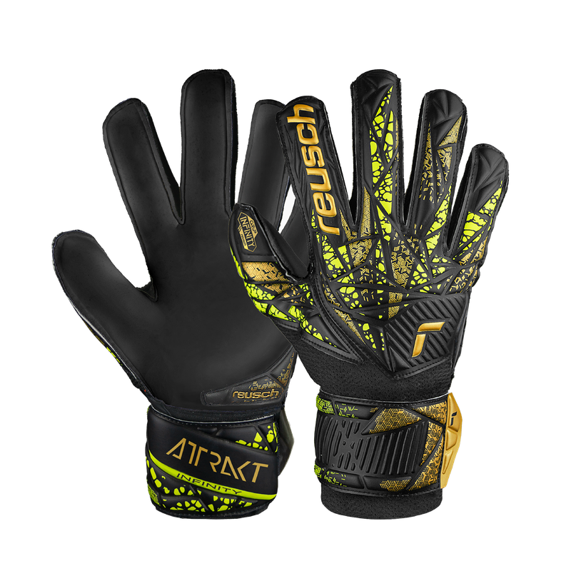 Reusch Attrakt Infinity Finger Support Junior Goalkeeper Gloves
