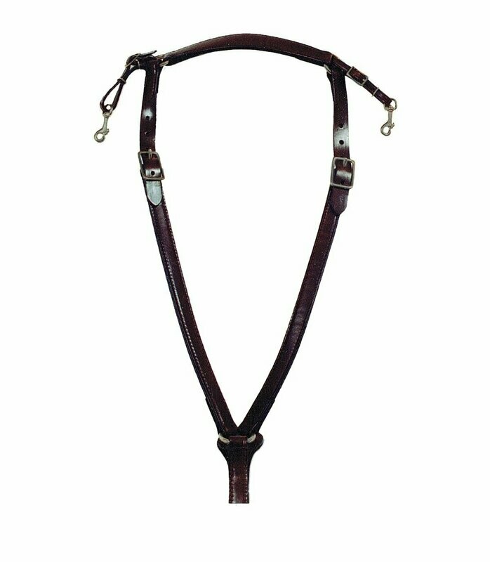 Circle Y Cobb Over The Neck Breast Collar
