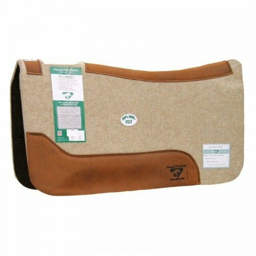 Diamond Wool Contoured Saddle Pad