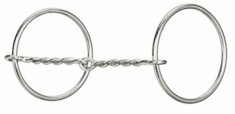 Twisted Wire Snaffle Bit