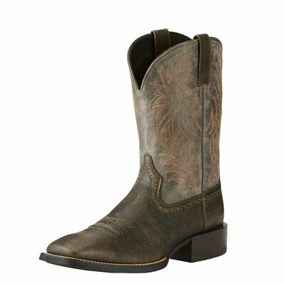 Ariat Men's Sport Western WST Boots - Brooklyn Brown/Ashes