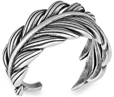 Montana Silversmiths “The Frayed Singleton Wrap Ring”
