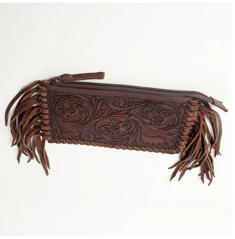 Leather Fringe Purse