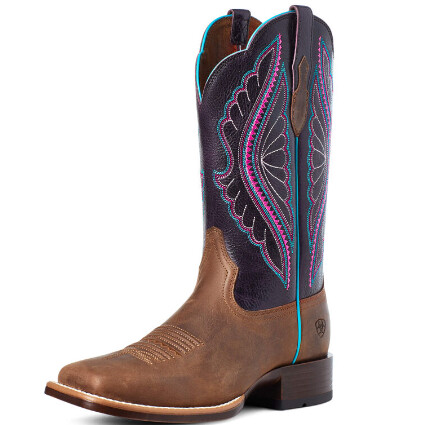 Ariat Women's PrimeTime Western Boot - Shadow Purple