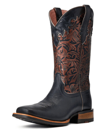 Ariat Women's Fiona Boot - Black Floral Emboss