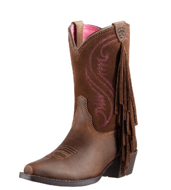 Ariat Kid's Western Boot - Distressed Brown