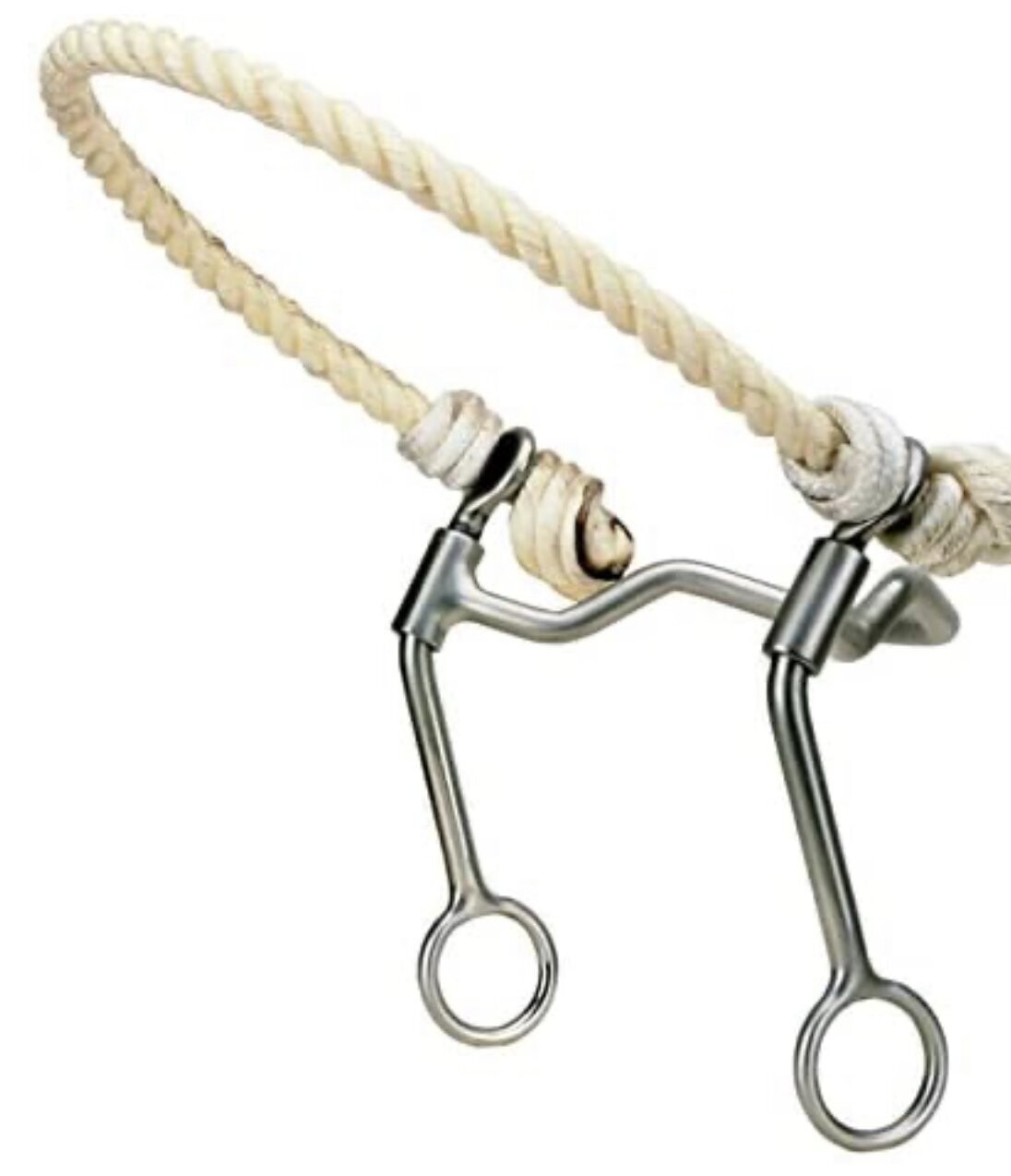Weaver Stop and Turn with Rope Noseband Bit