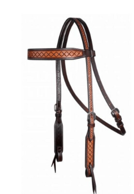 Professional's Choice Crosshatch Browband Headstall